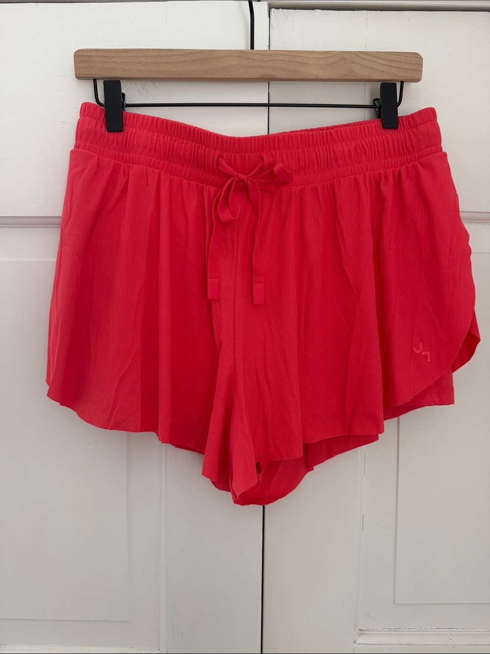 JoyLab Coral-Red Athletic Shorts with Drawstring